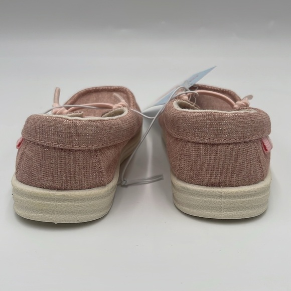 NWT Cat & Jack Kids Bobby Slip-On Sneakers Pink Size 5 - Picture 4 of 11